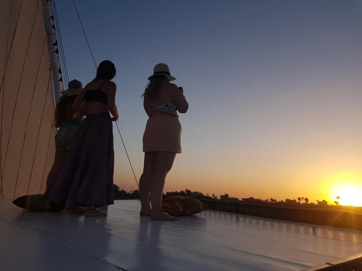 Nile Sunrise Felucca Boat Private Rental Luxor