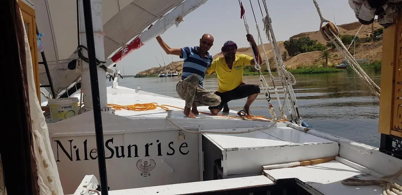 Nile Sunrise Felucca Boat Private Rental Luxor