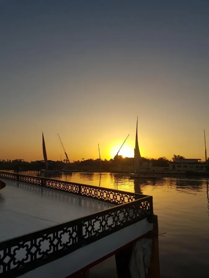 Botel Nile Sunrise Felucca Boat Private Rental Luxor