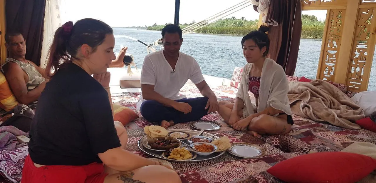 Botel Nile Sunrise Felucca Boat Private Rental Luxor